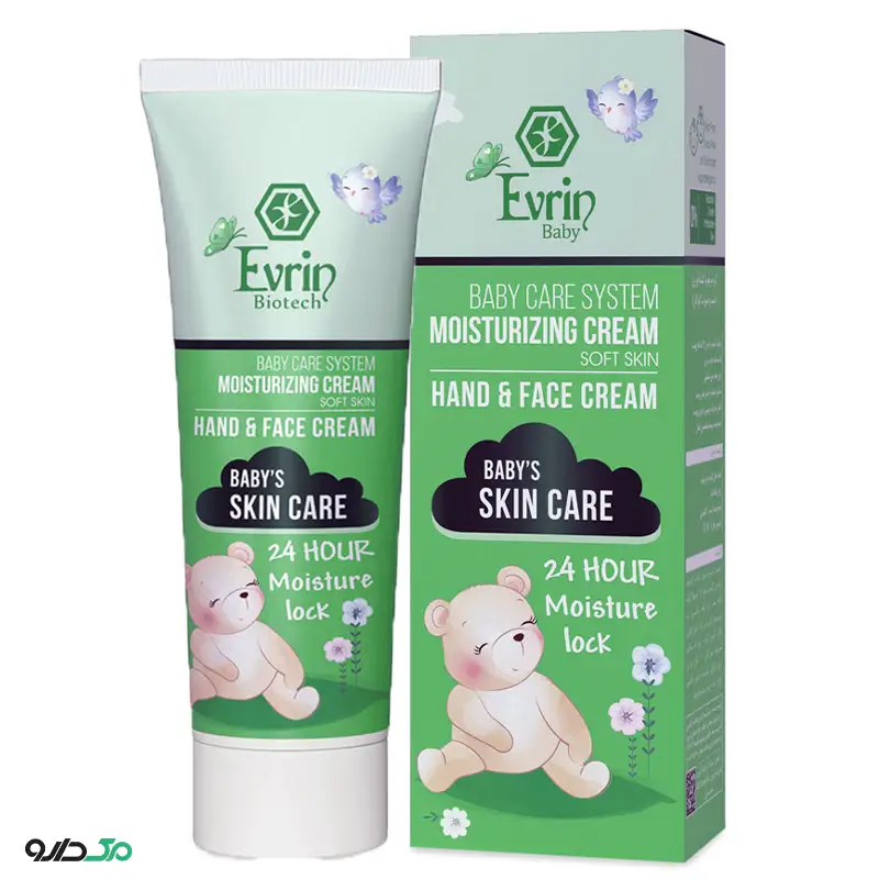 کرم مرطوب کننده دست و صورت کودک اورین بیوتک